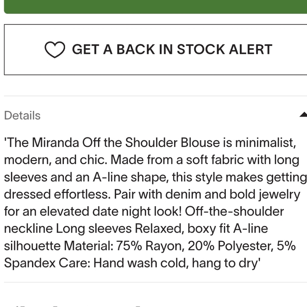 Tuckernuck Off The Shoulder Miranda Top White - Picture 11 of 11